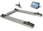 Carbon Steel 3t Movable U Shaped Floor Pallet Scale