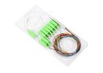 SC APC Connectors Optical Fiber Splitter 1x8 G657 Single Mode