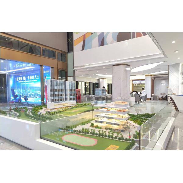 High Rise Building Scale Model 1:100 Architectural Model Display Commercial