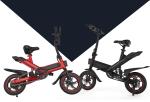 36V 6AH Folding Road Bike Aluminum Alloy Frame Bicycle 120kg Loading Ability