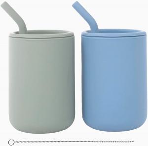 Wholesale Durable BPA Free Silicone Sippy Cup , Leakproof Silicone Training Cups from china suppliers
