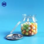 Food Safe Clear Plastic Cans Snack Candies Pacing Plastic Cylinder Container