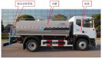 4x2 diesel manual 16 tons 10.2 cbm euro 5 water truck sprinkler