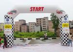 Outdoor Custom Inflatable Arch PLD - SA With Lighting System / Banners