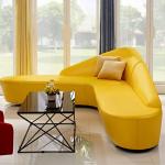 ISO Office Furniture Sofa Breathable Comfortable Fabric Sofa Set