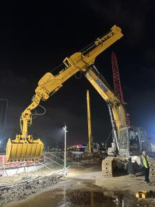 Wholesale Excavator Telescopic Arm CAT320 Excavator Telescopic Boom Telescopic Boom Arm Telescopic Excavator Long Reach Boom from china suppliers