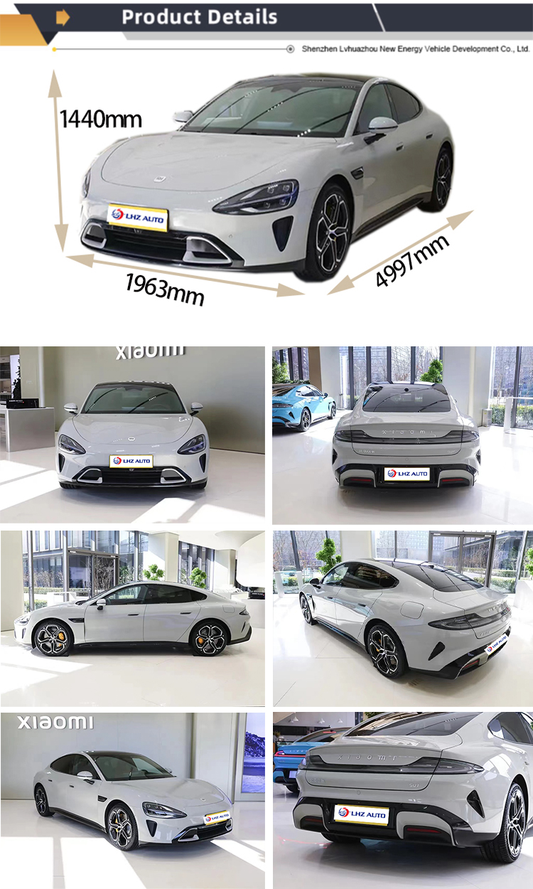 Xiaomi Su7 's Latest Energy Sports Car with Lithium Battery and 838 Nm Maximum Torque