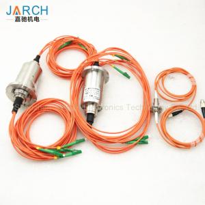 China 360° Rotating Fiber Optic Rotary Joint Eight Channels With 850-1650nm Wavelength on sale