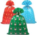 36X44" 0.02mm Plastic Christmas Gift Sacks Pressure Resistance