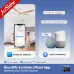 Home Hotel Office Ceiling Fan with Remote Control and Low Noise Operation by