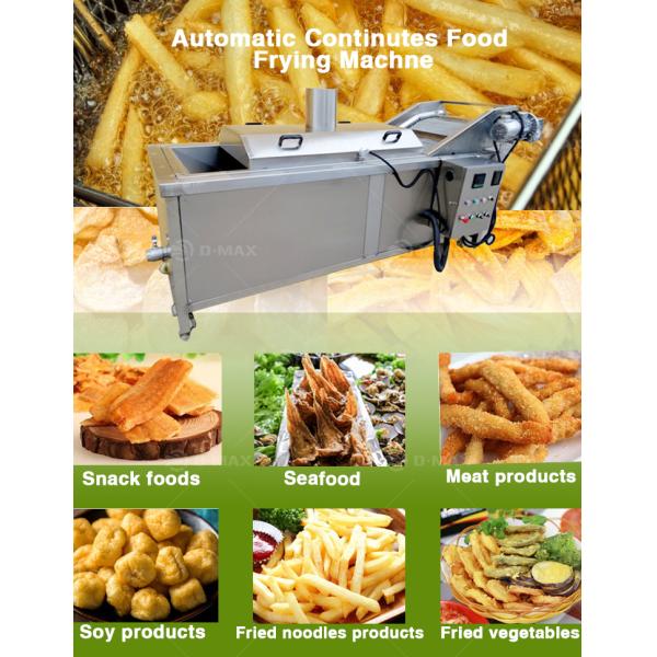 Nut Frying Processing Machine with Oil-Water Separation and 304 Stainless Steel Material