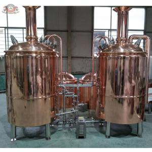 Wholesale 300L copper craft beer brewing equipment used for making craft beer for a small scale industry from china suppliers