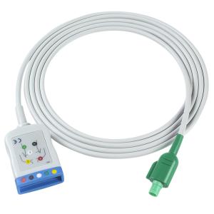 Wholesale Datascope/Maquet/Getinge 12 Pin ECG Trunk Cable To ECG 5 Lead Cable IEC AHA Single Pin ECG Leadwires from china suppliers