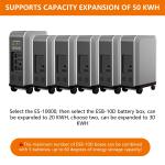 E-Mingze ES-10000 10kW/10kwh Home Energy Storage Power Supply UPS For EV Car