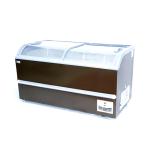 Curved Glass Island Seafood Meat Display Freezer