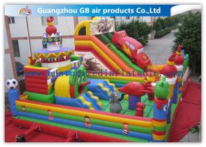 Wholesale Childrens Outdoor Inflatable Combo Bouncers , Bouncy Castle Slide Play Equipment from china suppliers