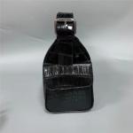 Exotic Genuine Alligator Skin Men Flap Pockets Bag Authentic Crocodile Leather