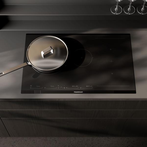 Latest Modern Luxury Solid Wood Veneer Kitchen Cabinet For Villa House Building