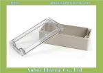 160*80*55mm transparent box clear plastic waterproof case ip65
