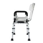 Lightweight Rotating Shower Seat 45*44*70cm Flexible Non Slip Tips