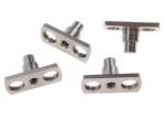 6 x 10 mm Titanium Machined Parts Shaft for Ball Bearing TA6TI HRC 35