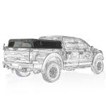 Waterproof Hardtop Canopy Ford F150 Bed Cover No Drilling Installation