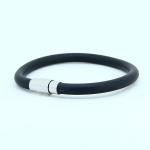 Factory Direct Stainless Steel High Quality Silicone Bracelet Bangle LBI09