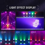 50000 Hours Working Lifetime RGB Wash Light Slim LED Par Can Stage Lights for