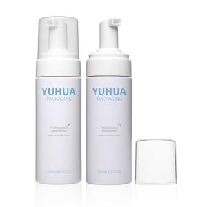 Wholesale Customized Logo Cylinder Liquid Soap Bottle 150ml Tight Sealing For Foam Facial Cleanser from china suppliers