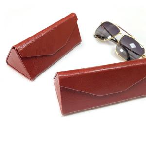 Wholesale PU leather folding Eyeglasses Case for Sunglasses reading glasses optical Foldable Holder from china suppliers