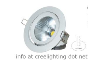 Wholesale 15W LED downlights 85 Lm/W Epistar COB Chip AC100-240V 50-60Hz from china suppliers