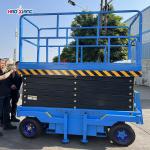 Solid Tire Small Scissor Lift 0.3T-1.5T One Man Scissor Lift