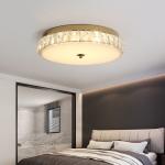 Modern Simple Light Luxury Crystal Lamp Bedroom Lamp Round led room light(WH-CA