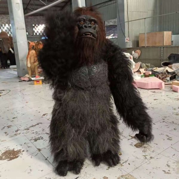 Theme Park Realistic Animatronic Animal Gorilla Costume