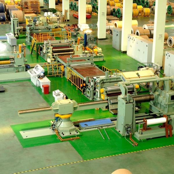 Cross Cut Flying Shear Line 306KW Horizontal Shearing Machine For Steel Coil
