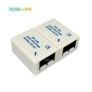 Wholesale SP-168 ADSL RJ11 RJ45 Telephone Broadband Splitter 60 Watts Average Power 4.4MHz Bandwidth from china suppliers
