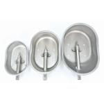 Round Rectangular SS304 Pig Hog Water Bowl 17cm 21cm Dia