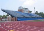 Long Life Aluminum Stadium Seats Telescopic Seating Systems Wide Flange Steel