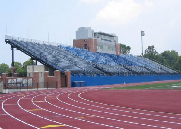 Long Life Aluminum Stadium Seats Telescopic Seating Systems Wide Flange Steel