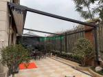 Aluminum PVC Pergola Canopy Roof Pergola Hotels Modern Front Door Waterproof