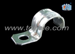 Wholesale Zinc Plated Steel IMC Conduit Fittings Pipe Clamp One Hole Strap from china suppliers