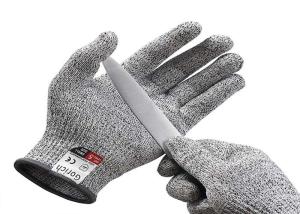 Wholesale Hppe Liner Cut Proof Work Gloves , Cut Level 5 Safety Gloves For Vegetables Cutting from china suppliers