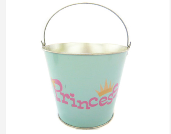 0.23mm Round Tin Bucket 5L Small Tin Bucket With Handle