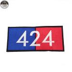 Sew On Custom Logo Patches No Minimum Embroidery 22 * 10CM Size For Clothing