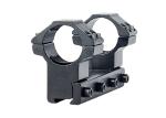 ANS Rifle Tactical Scope Rings Long Length 25.4mm Black Shield Color
