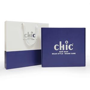 Wholesale Tote Paper Shopping Bags Silver Stamping With Handles For Clothes Garment from china suppliers