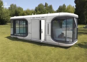 Wholesale Light Steel Frame Space Capsule Home With Panoramic Balcony Outdoor Eco from china suppliers