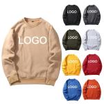 Unisex O Neck Blank Oversized Sweatshirts