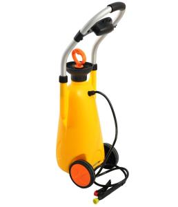 Wholesale Yellow Portable 12L pressure eyewash equipment, portable emergency ABS eye wash station from china suppliers