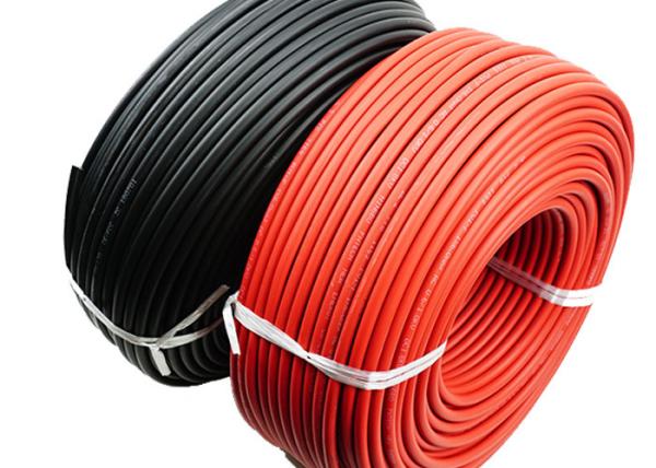 Oils Resistant TUV Solar Cable 6mm2 Stable Performance High Current Carrying